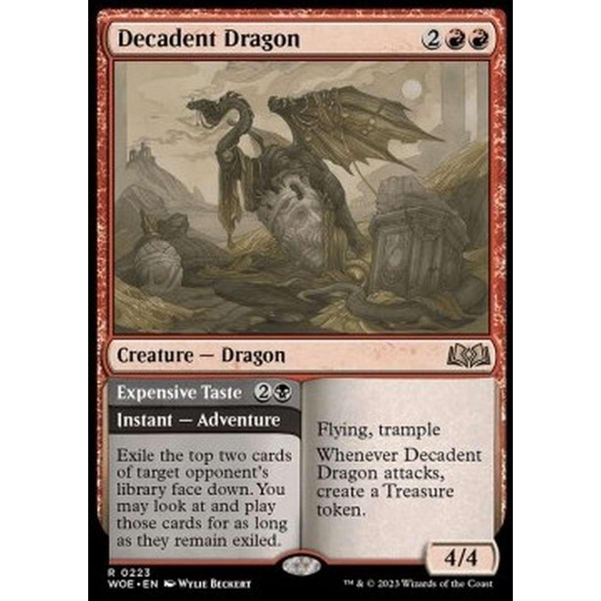 Decadent Dragon // Expensive Taste - Decadent Dragon // Expensive Taste - [WOE] [NM]