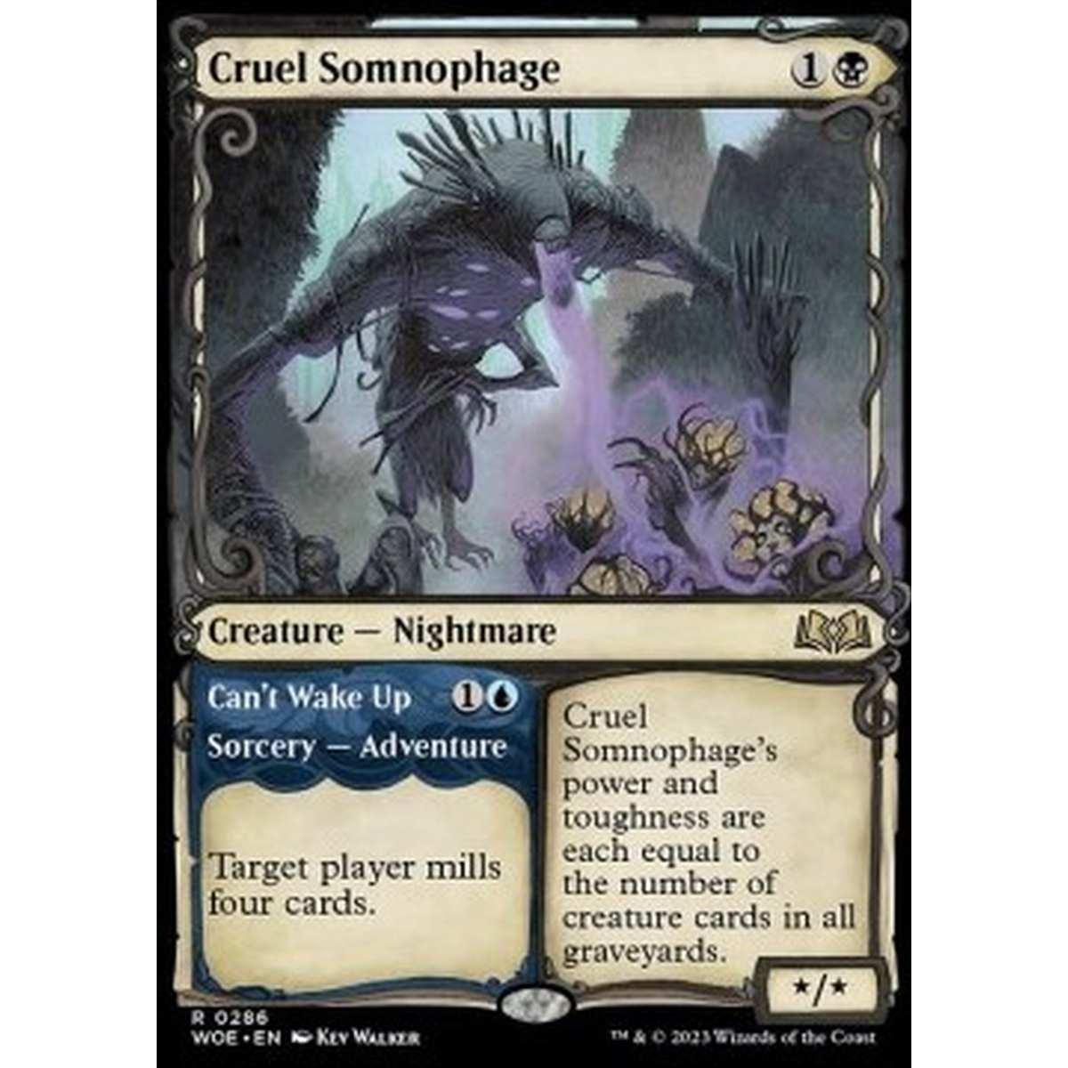 Cruel Somnophage // Can't Wake Up - Cruel Somnophage // Can't Wake Up - [XWOE] [NM] [Foil]