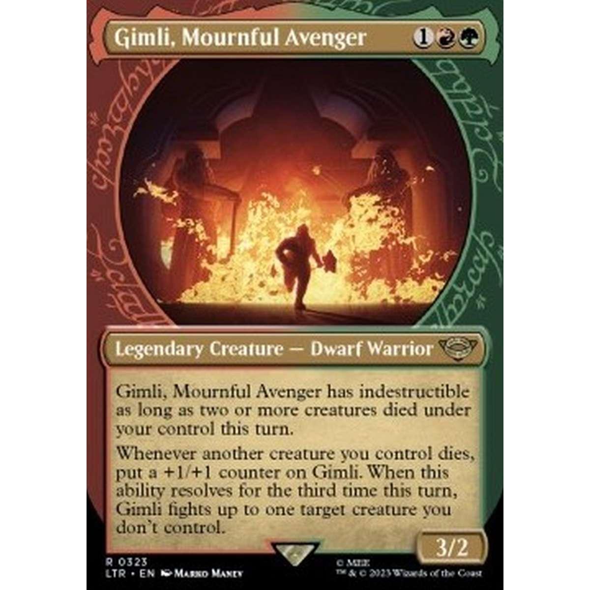 Gimli, Mournful Avenger (V.1) - Gimli, Mournful Avenger (V.1) - [XLTR] [NM] [Foil]