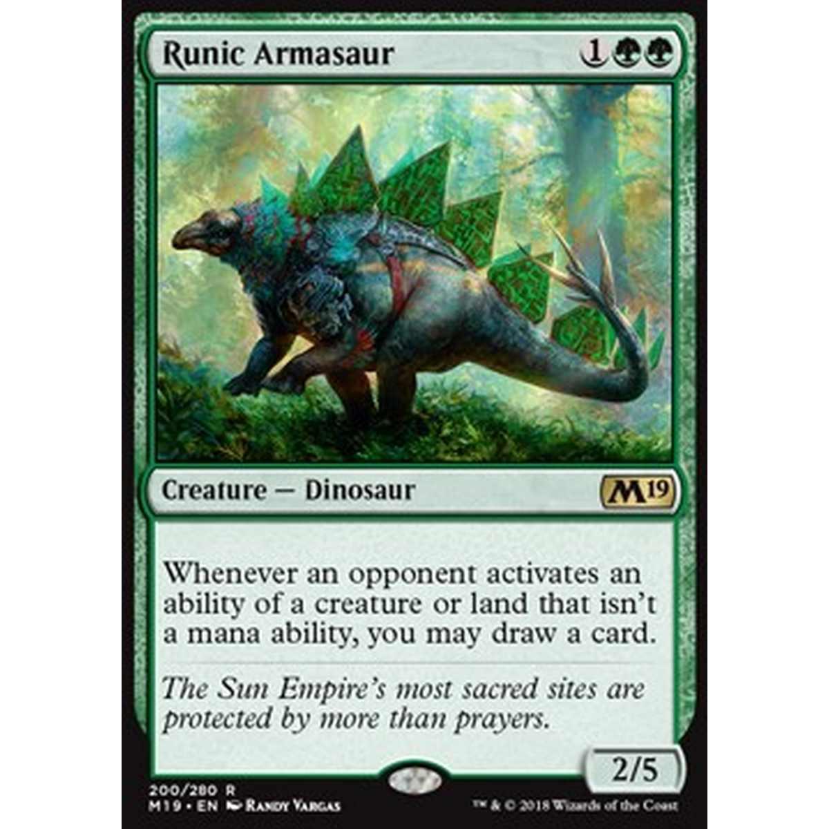 Runic Armasaur - Armasauro Runico - [M19] [NM]