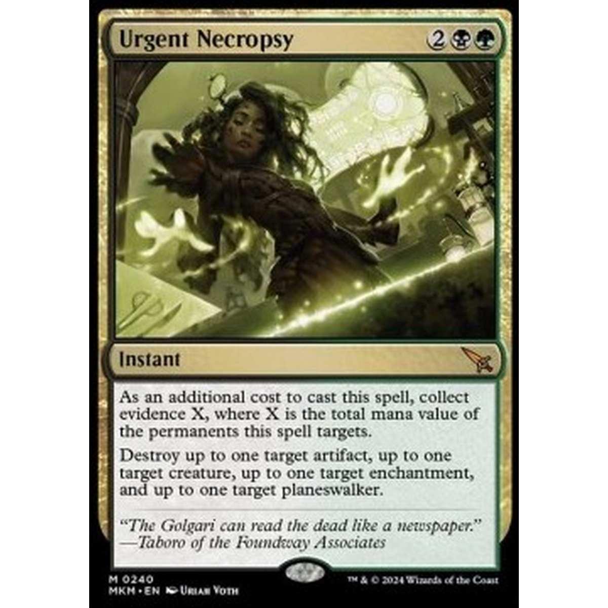 Urgent Necropsy - Urgent Necropsy - [MKM] [NM]