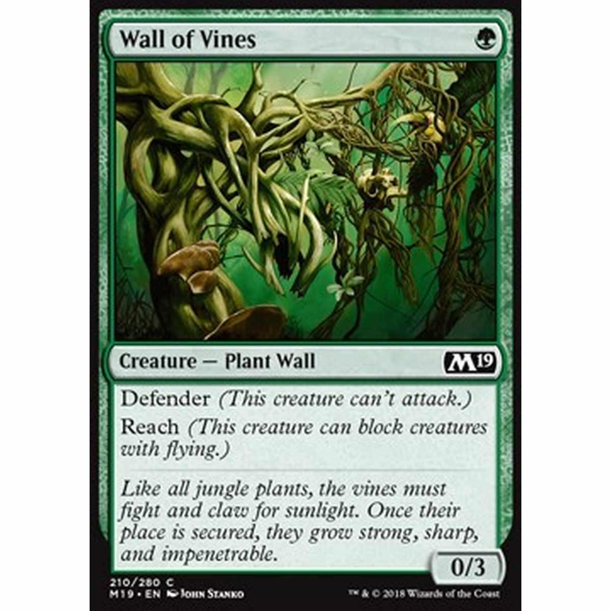 Wall of Vines - Muro di Liane - [M19] [NM]