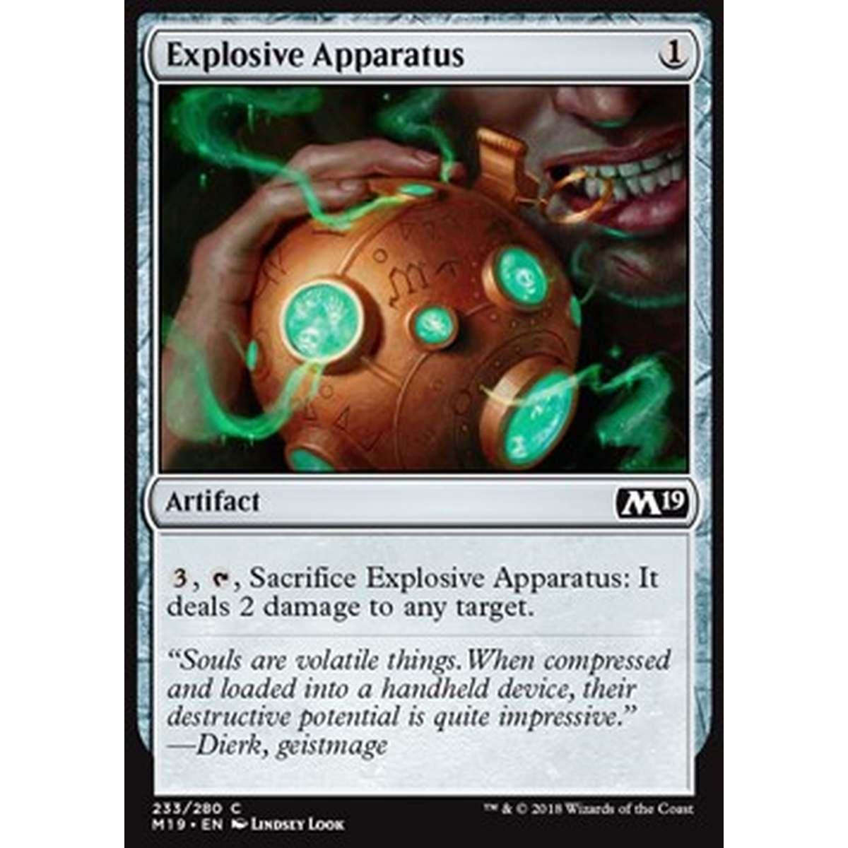 Explosive Apparatus - Apparato Esplosivo - [M19] [NM]
