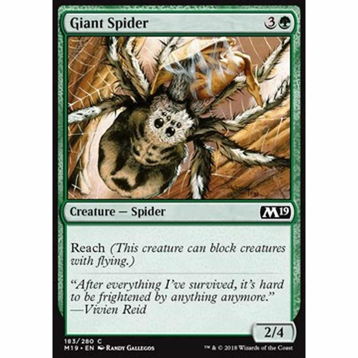 Giant Spider - Ragno Gigante - [M19] [NM]