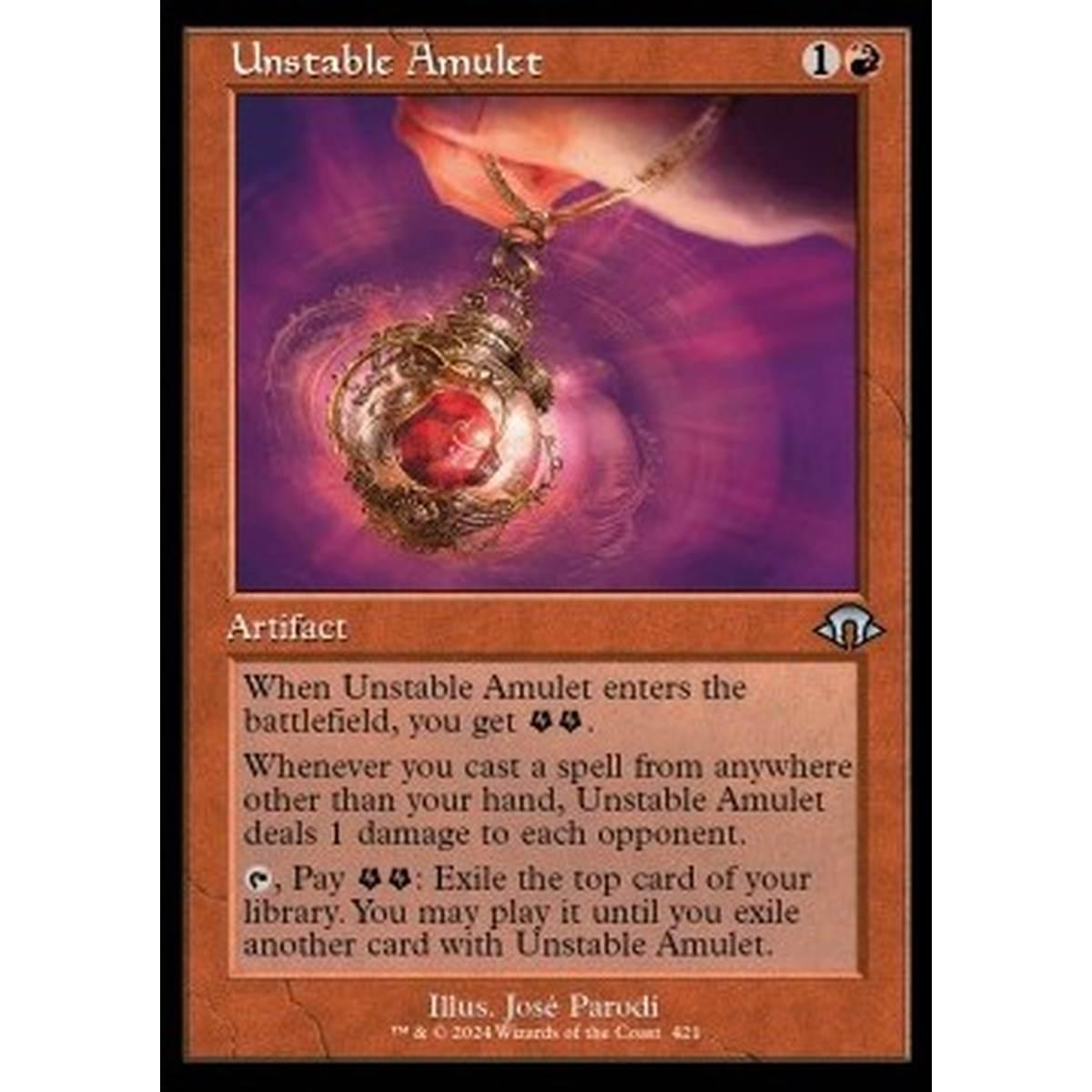 Unstable Amulet (V.1) - Unstable Amulet (V.1) - [XMH3] [NM] [Foil]
