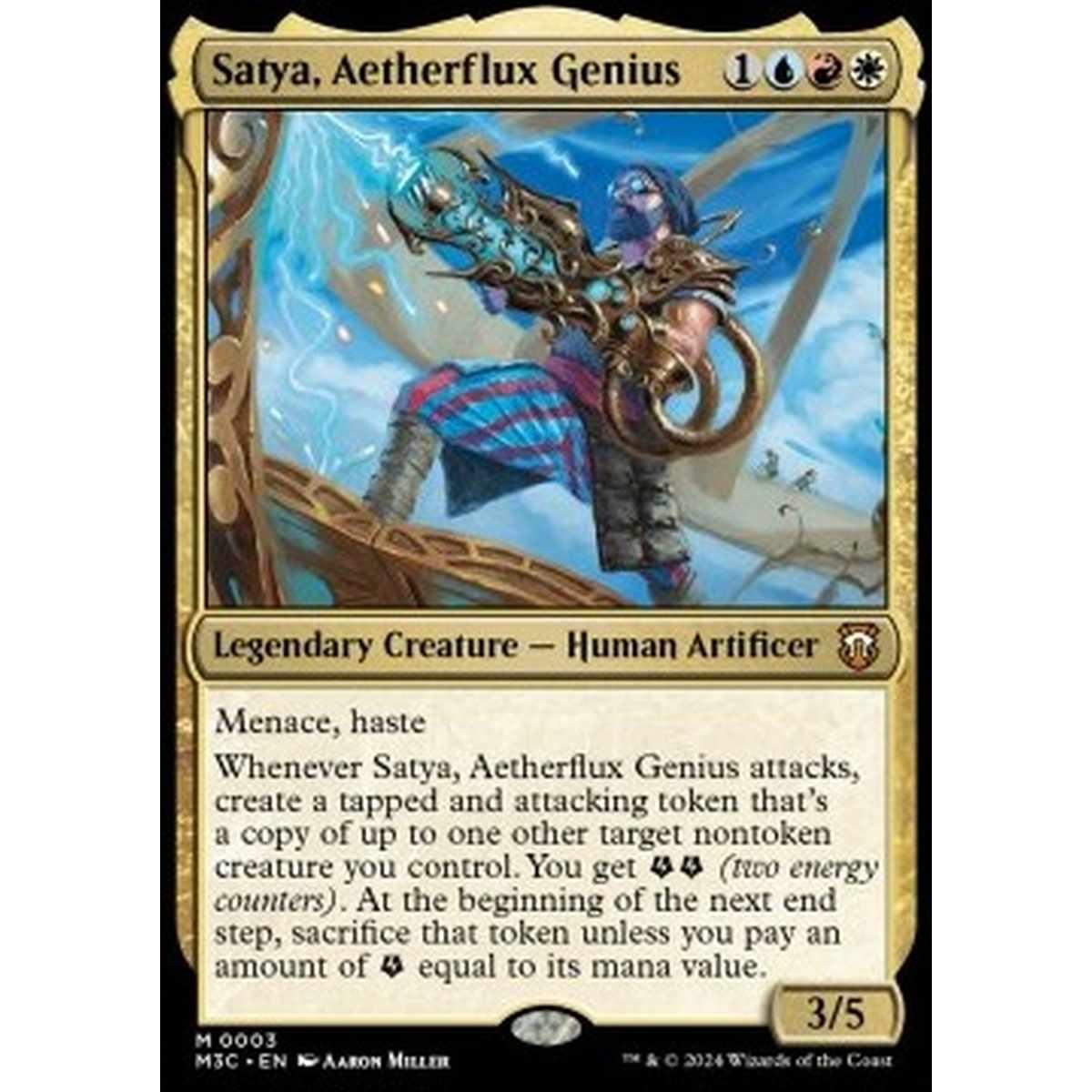 Satya, Aetherflux Genius - Satya, Aetherflux Genius - [M3C] [NM] [Foil]