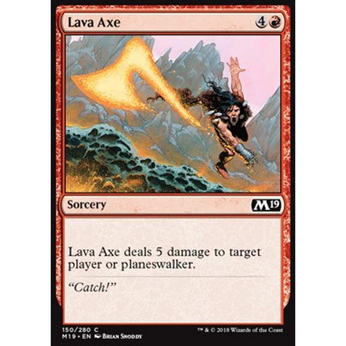Lava Axe - Ascia di Lava - [M19] [NM]