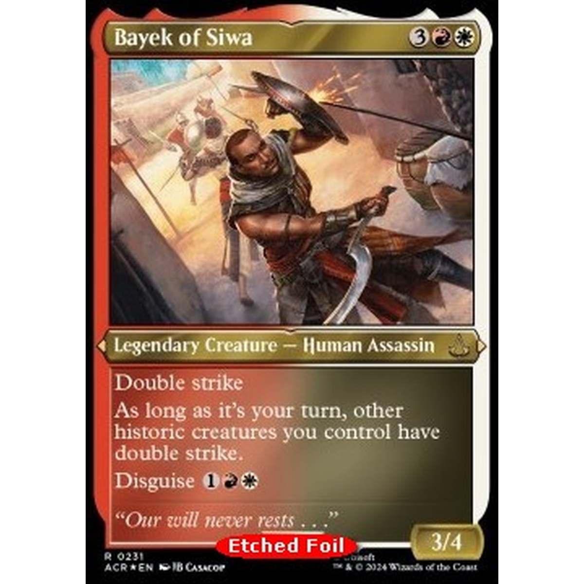 Bayek of Siwa (V.2) - Bayek of Siwa (V.2) - [XACR] [NM] [Foil]