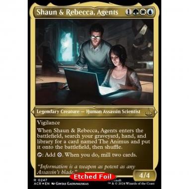 Shaun & Rebecca, Agents (V.2) - Shaun & Rebecca, Agents (V.2) - [XACR] [NM] [Foil]