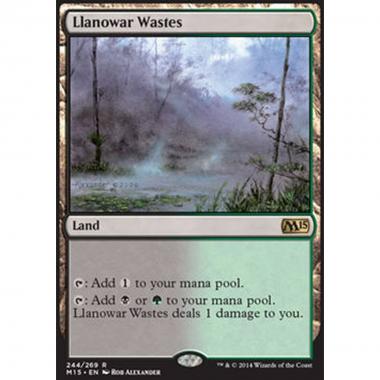 Llanowar Wastes - Llanowar Wastes - [M15] [EX]