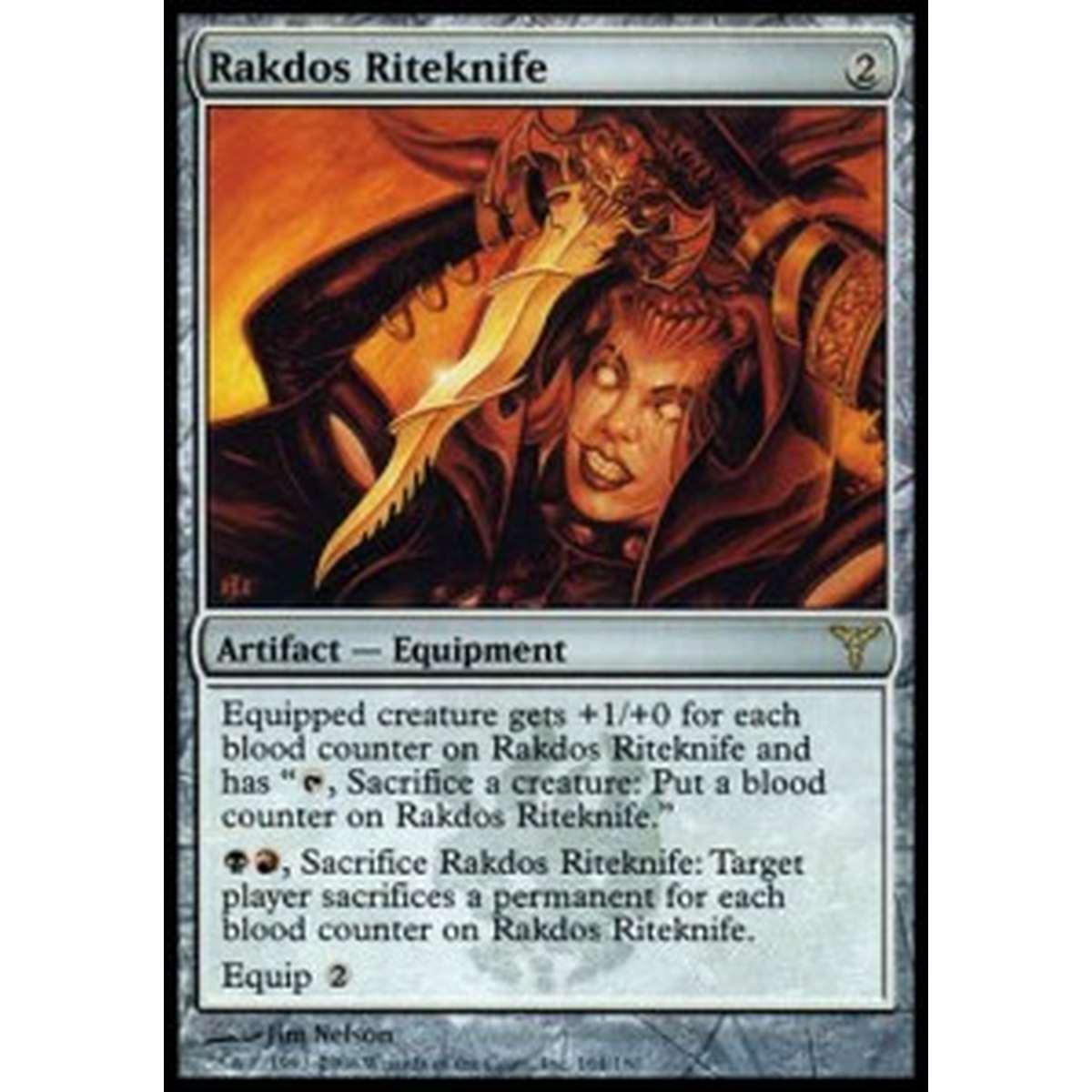 Rakdos Riteknife - Rakdos Riteknife - [DIS] [NM] [Foil]