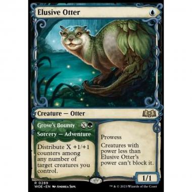 Elusive Otter // Grove's Bounty - Elusive Otter // Grove's Bounty - [XWOE] [NM] [Foil]
