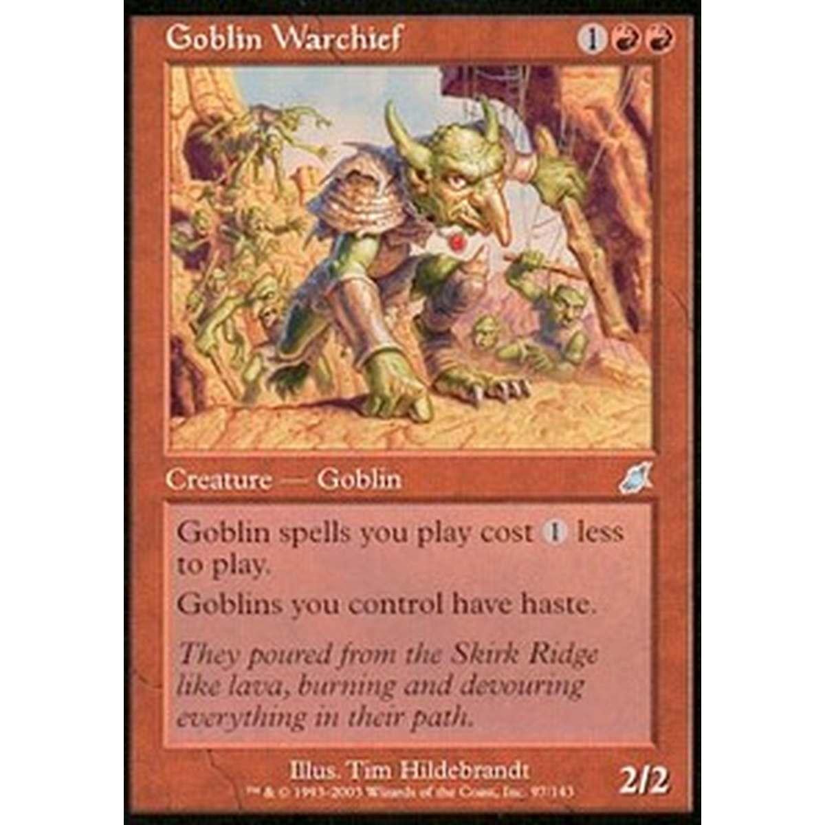 Goblin Warchief - Goblin Warchief - [SCG] [GD]