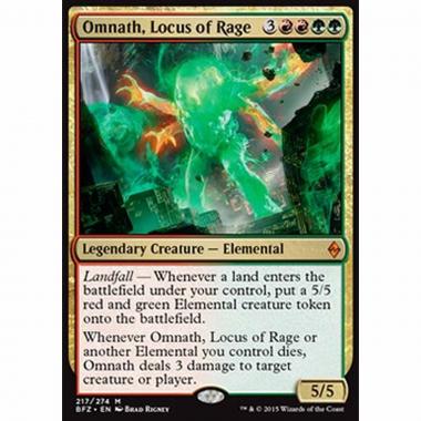 Omnath, Locus of Rage - Omnath, Locus of Rage - [BFZ] [NM]