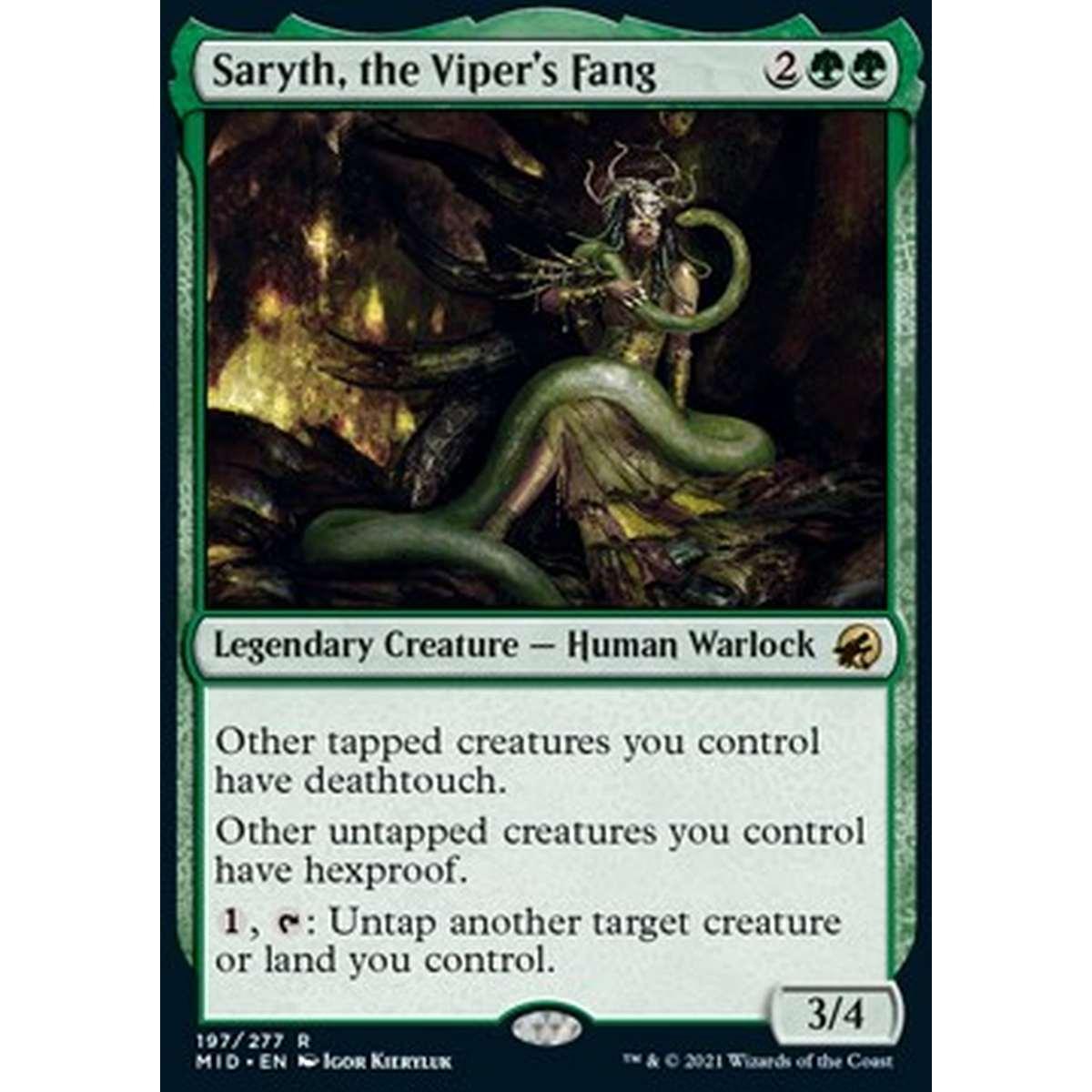 Saryth, the Viper's Fang - Saryth, the Viper's Fang - [MID] [NM]