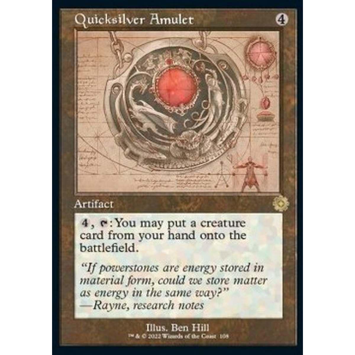 Quicksilver Amulet (V.2) - Amuleto di Mercurio (V.2) - [BRR] [NM]