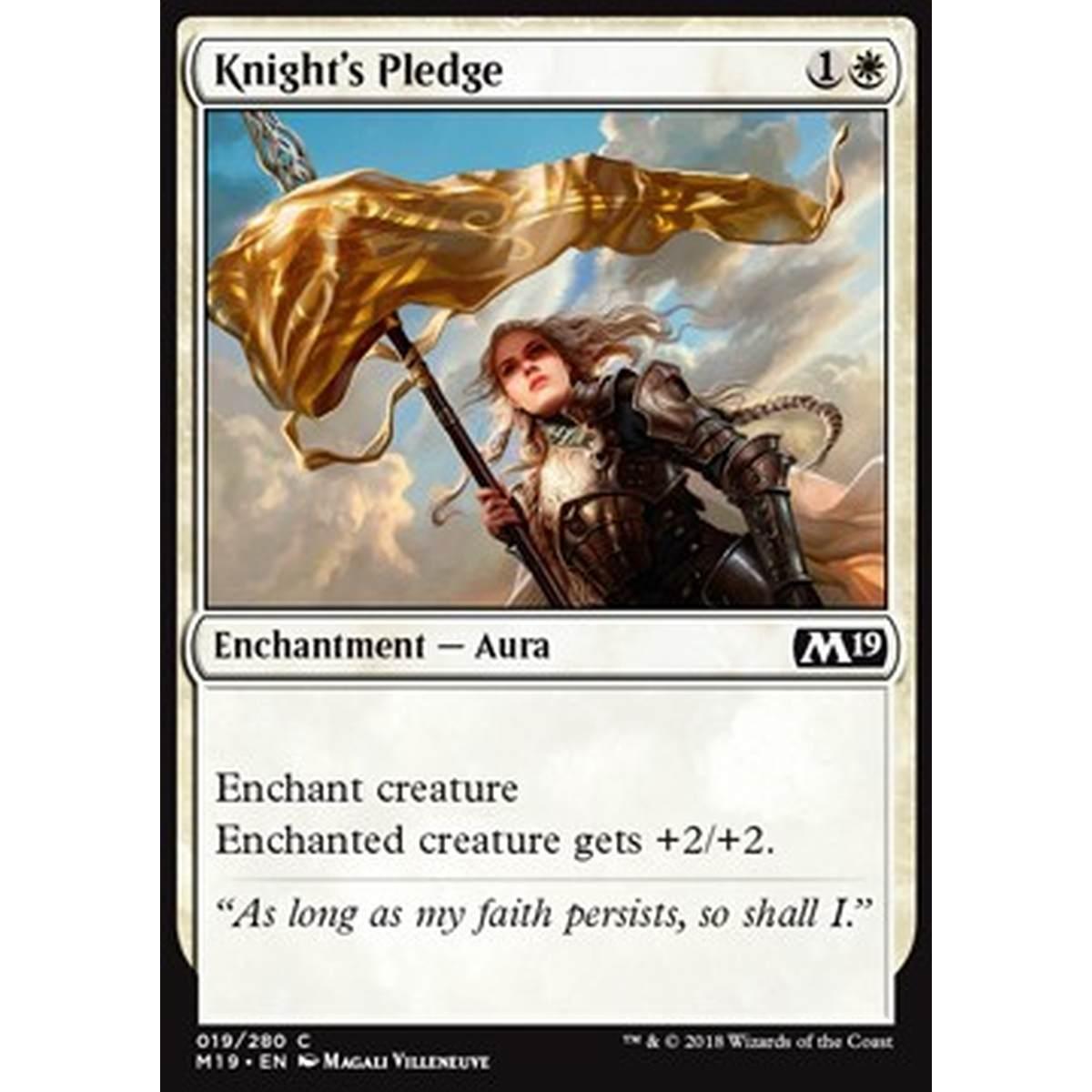 Knight's Pledge - Promessa della Cavaliera - [M19] [NM]