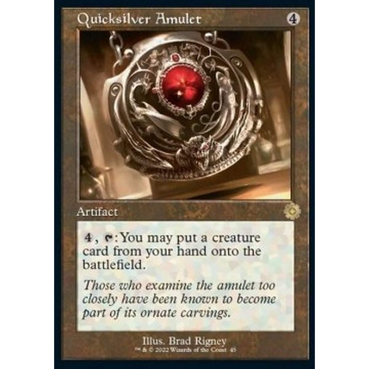 Quicksilver Amulet (V.1) - Amuleto di Mercurio (V.1) - [BRR] [NM]