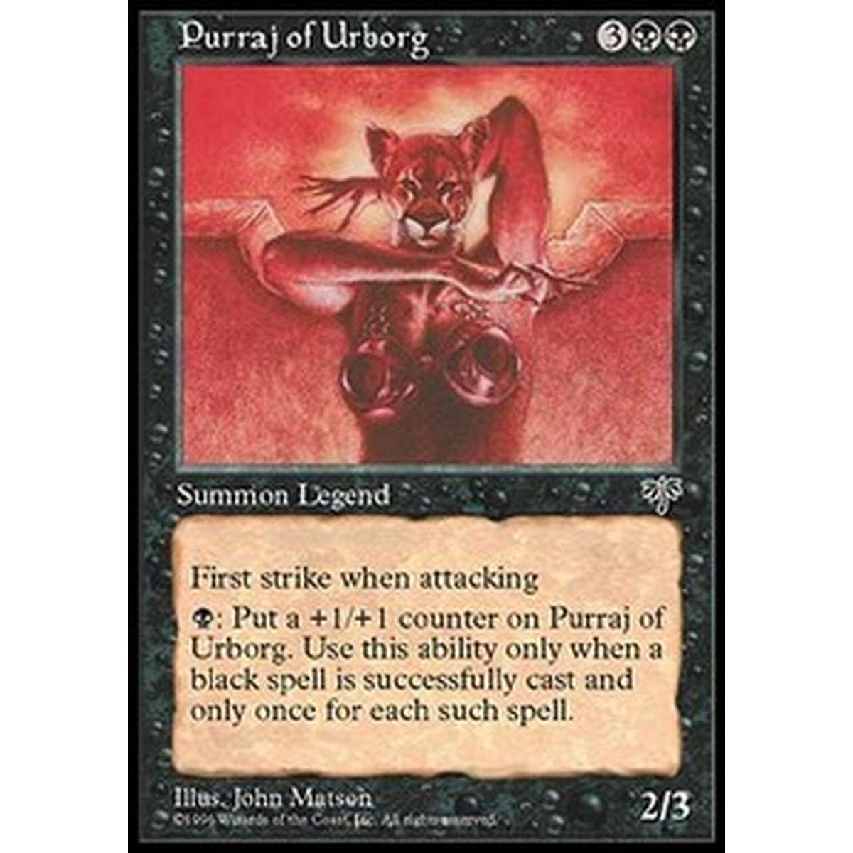 Purraj of Urborg - Purraj of Urborg - [MIR] [EX]