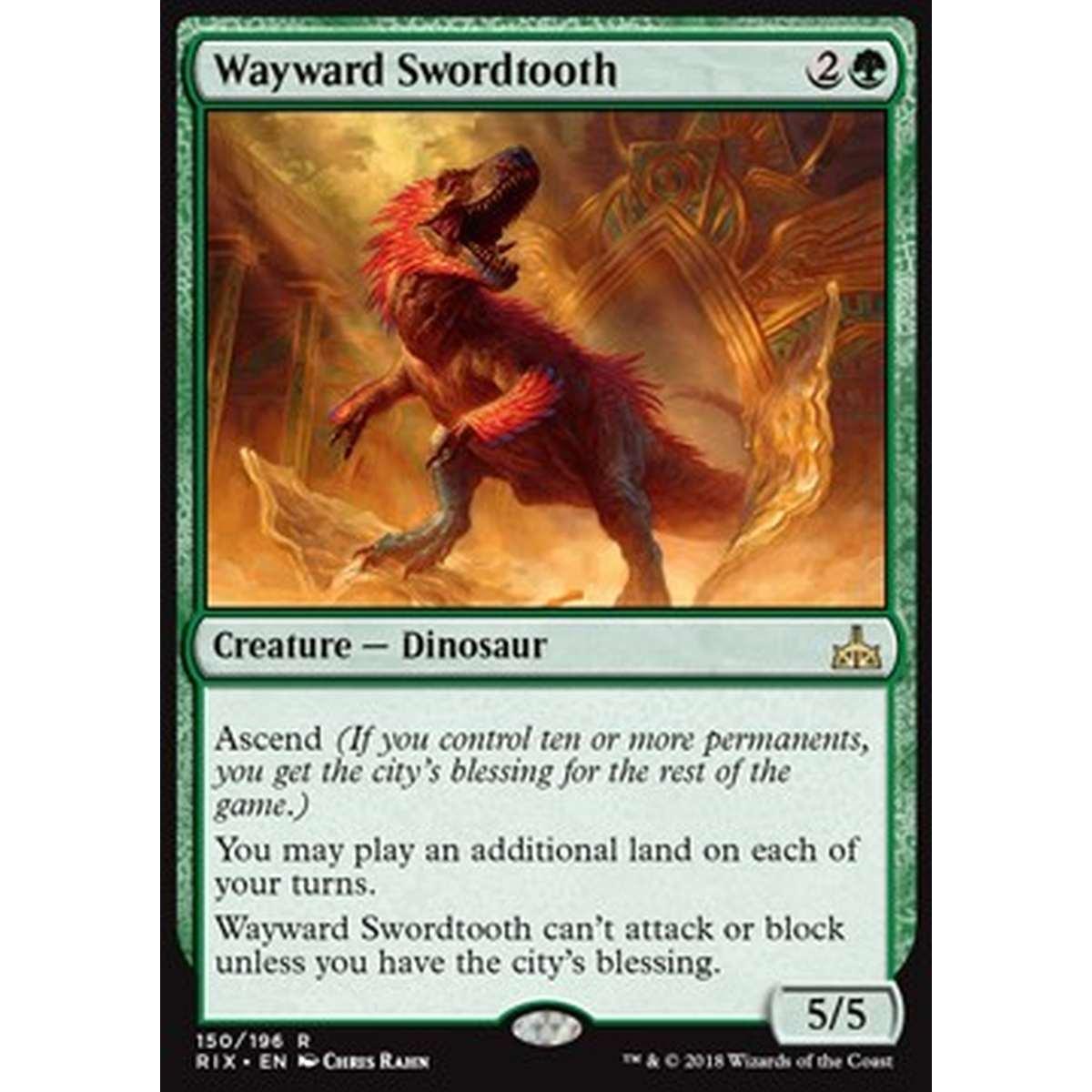Wayward Swordtooth - Lamadonte Fuori Controllo - [RIX] [EX]