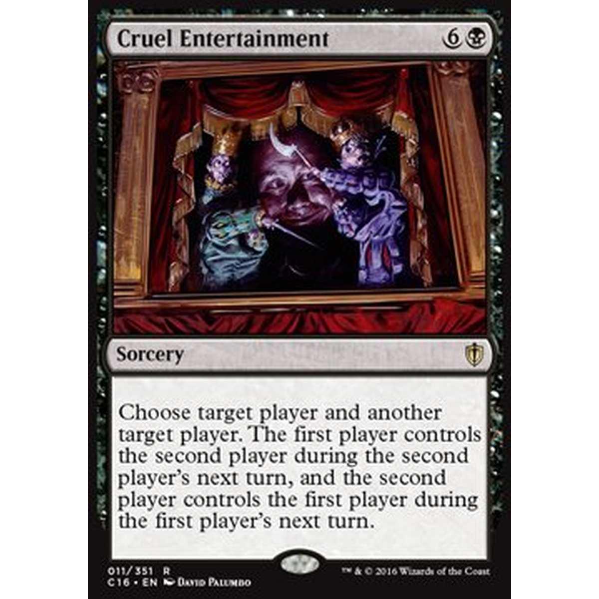 Cruel Entertainment - Spettacolo Crudele - [C16] [NM]