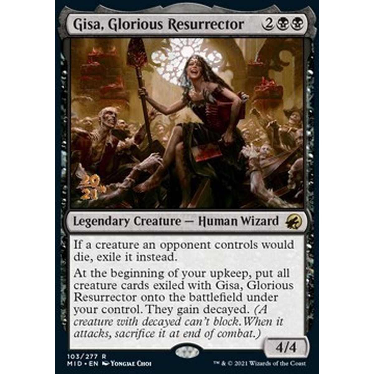 Gisa, Glorious Resurrector (V.1) - Gisa, Resuscitatrice Gloriosa (V.1) - [PMID] [NM] [Foil]