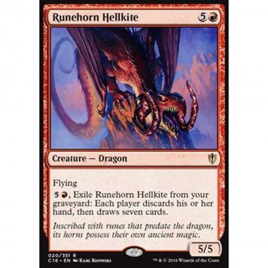 Runehorn Hellkite - Nibbio Infernale Cornorunico - [C16] [NM]