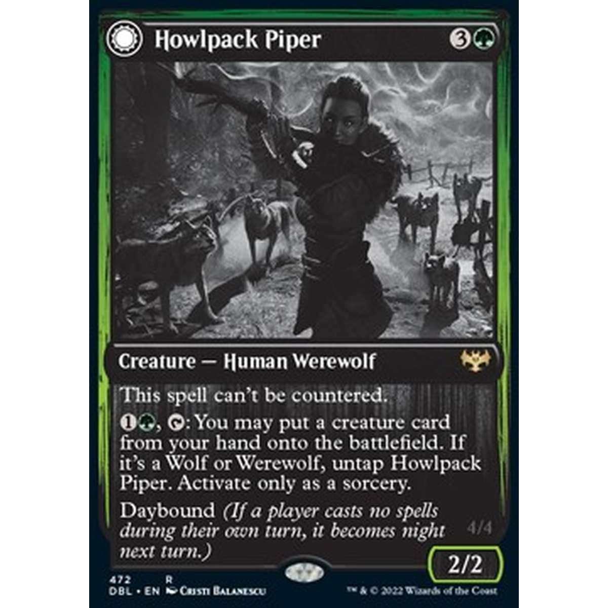 Howlpack Piper // Wildsong Howler - Howlpack Piper // Wildsong Howler - [DBL] [NM]
