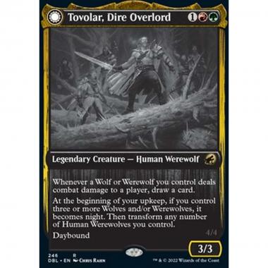 Tovolar, Dire Overlord // Tovolar, the Midnight Scourge - Tovolar, Dire Overlord // Tovolar, the Midnight Scourge - [DBL] [NM]
