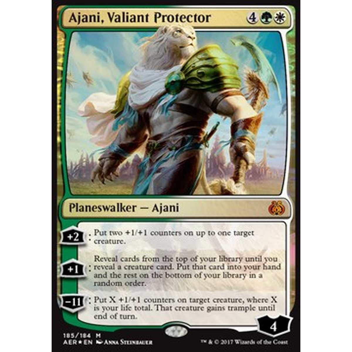 Ajani, Valiant Protector - Ajani, Protettore Impavido - [AER] [GD] [Foil]