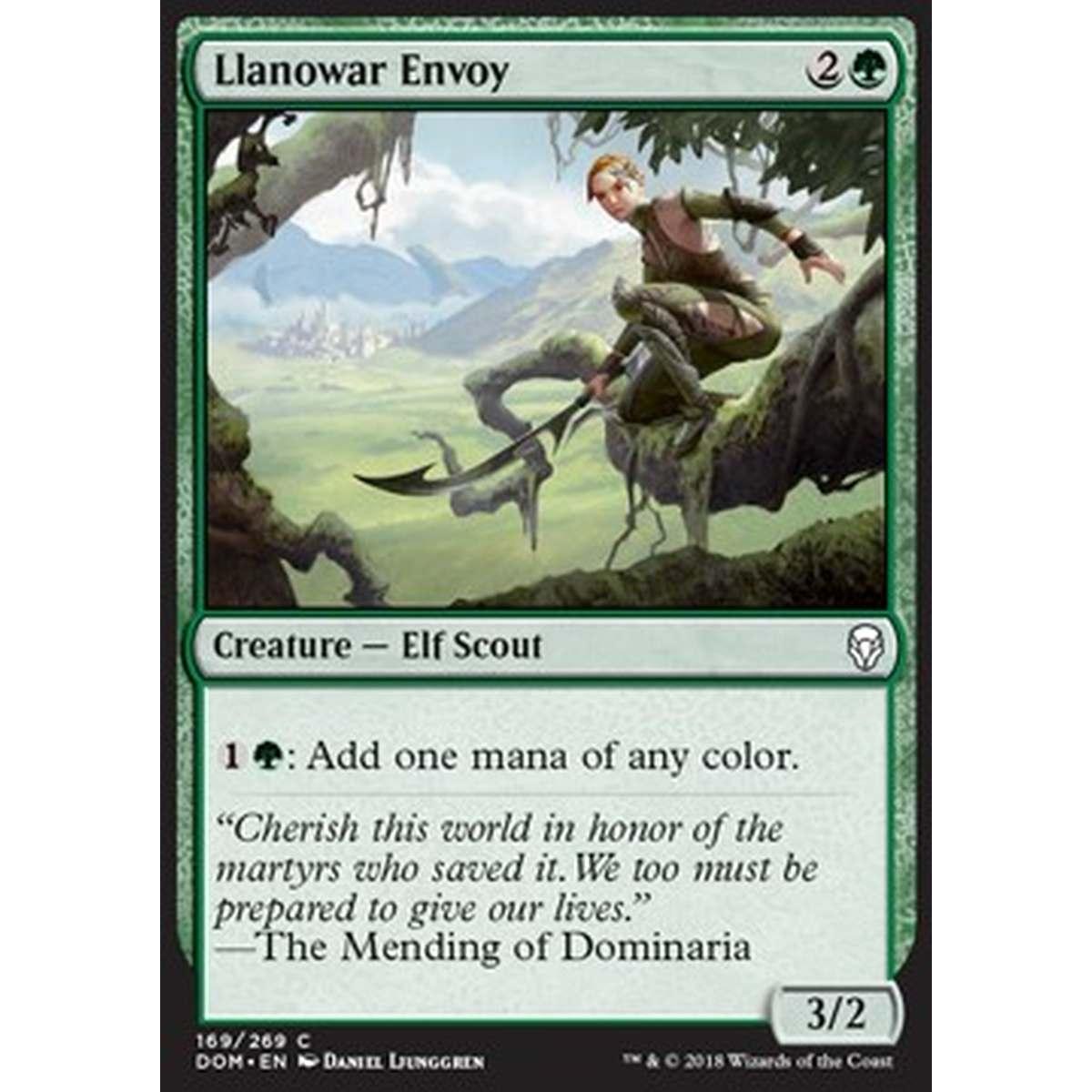 Llanowar Envoy - Inviata di Llanowar - [DOM] [NM]