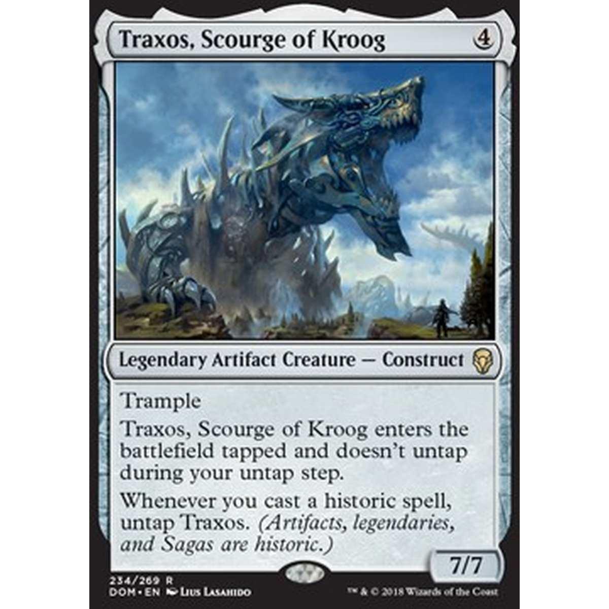 Traxos, Scourge of Kroog - Traxos, Scourge of Kroog - [DOM] [EX] [Foil]