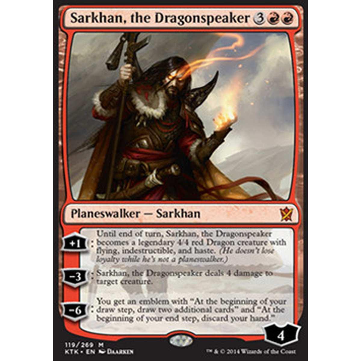 Sarkhan, the Dragonspeaker - Sarkhan, the Dragonspeaker - [KTK] [EX]
