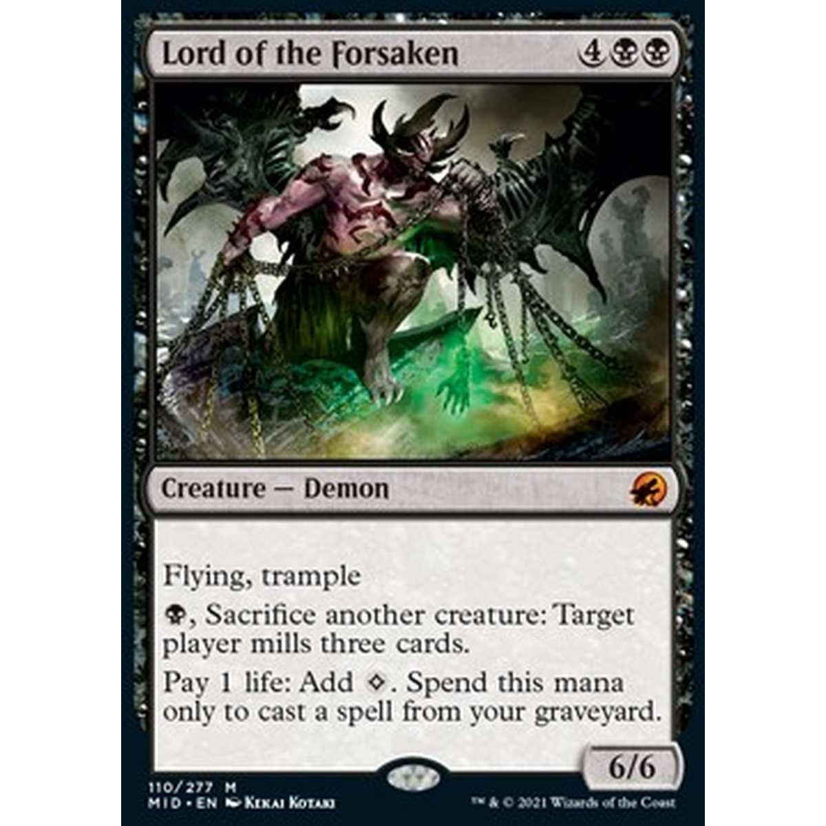 Lord of the Forsaken - Signore dei Rinnegati - [MID] [NM] [Foil]