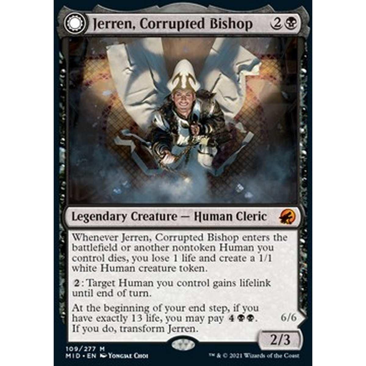 Jerren, Corrupted Bishop // Ormendahl, the Corrupter - Jerren, Vescovo Corrotto // Ormendahl, il Corruttore - [MID] [NM]