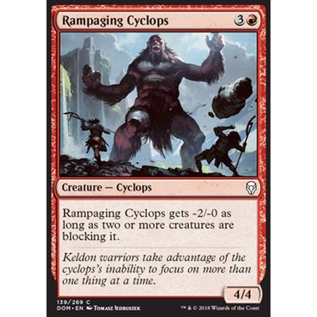 Rampaging Cyclops - Ciclope Scatenato - [DOM] [NM]