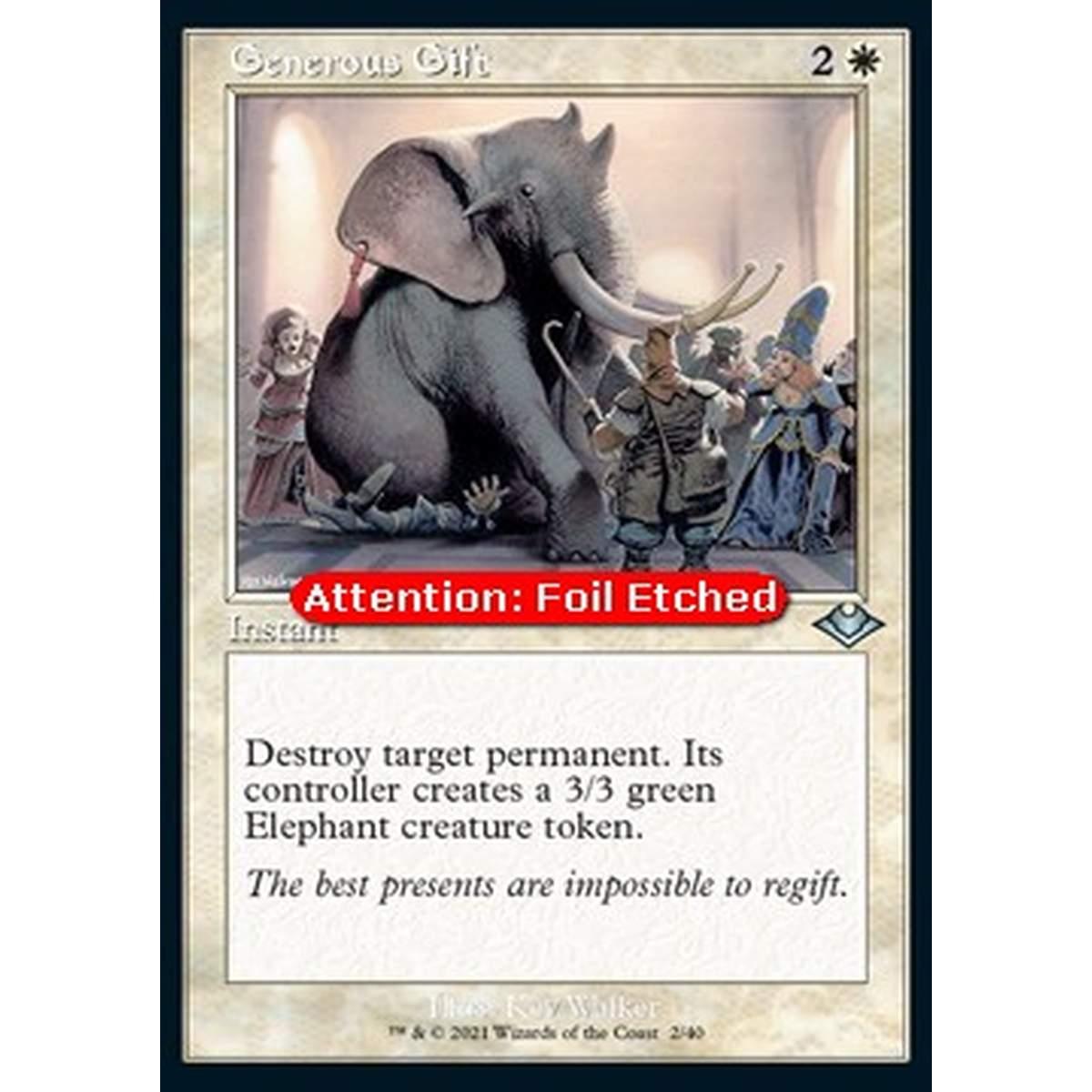 Generous Gift (V.2) - Generous Gift (V.2) - [RMH2] [NM] [Foil]