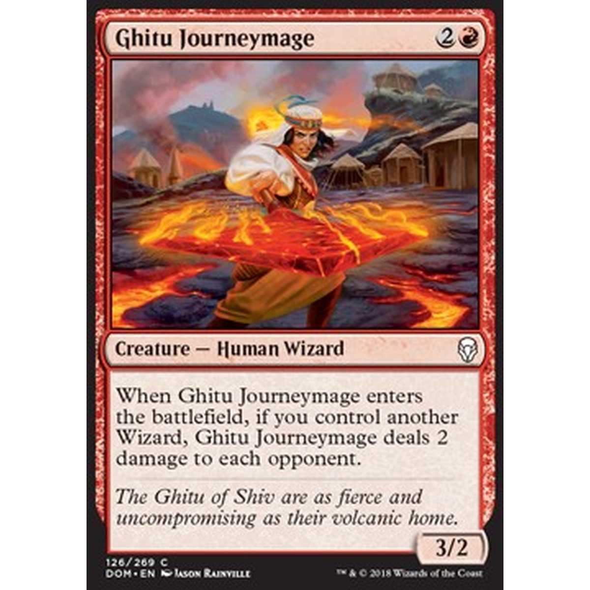 Ghitu Journeymage - Maga Veterana Ghitu - [DOM] [NM]
