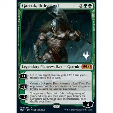 Garruk, Unleashed (V.1) - Garruk, Infuriato (V.1) - [PM21] [NM]