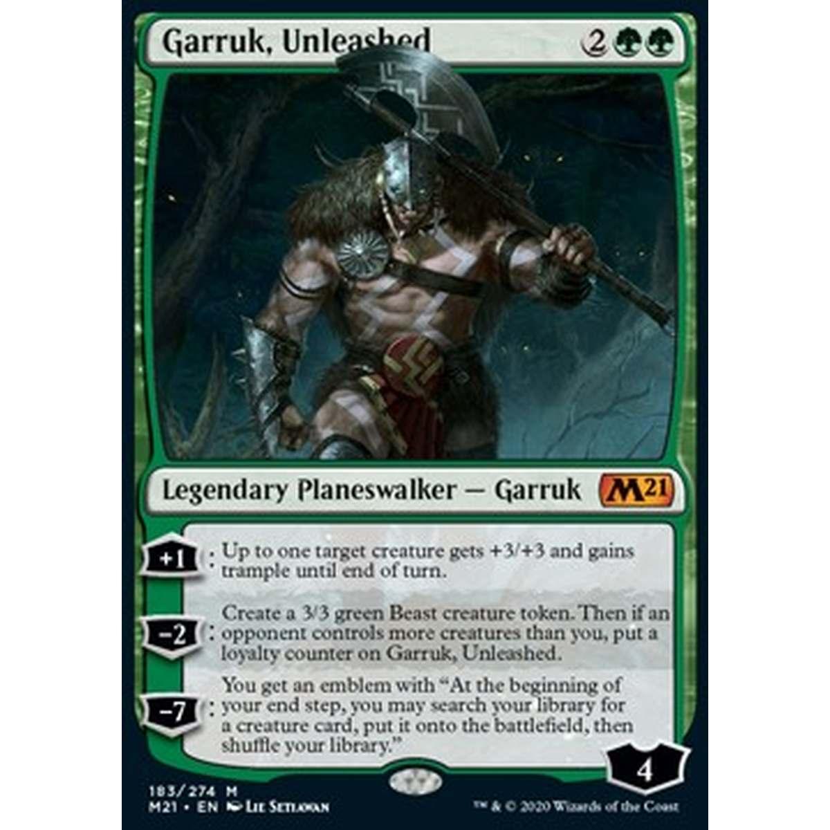 Garruk, Unleashed - Garruk, Infuriato - [M21] [NM]