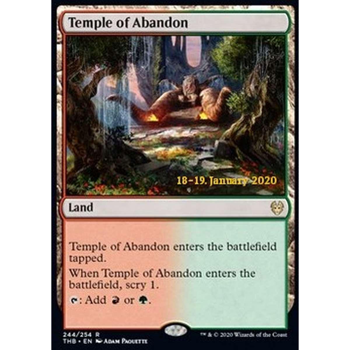 Temple of Abandon (V.2) - Tempio dell'Abbandono (V.2) - [PTHB] [NM] [Foil]