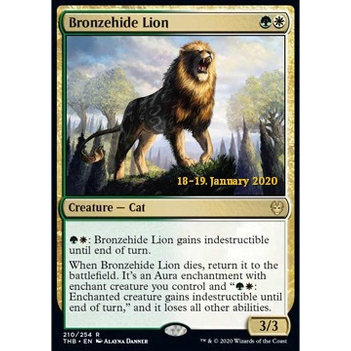 Bronzehide Lion (V.2) - Leone dal Manto di Bronzo (V.2) - [PTHB] [NM] [Foil]