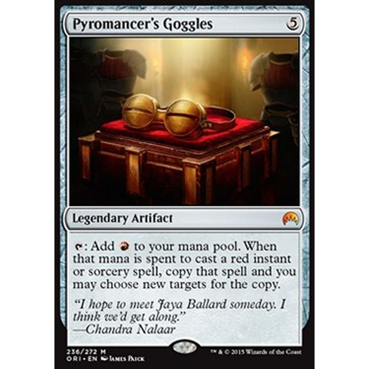 Pyromancer's Goggles - Pyromancer's Goggles - [ORI] [NM]
