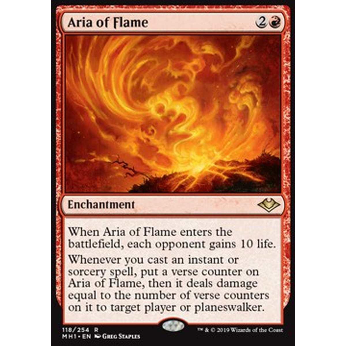 Aria of Flame - Aria of Flame - [MH1] [NM] [Foil]
