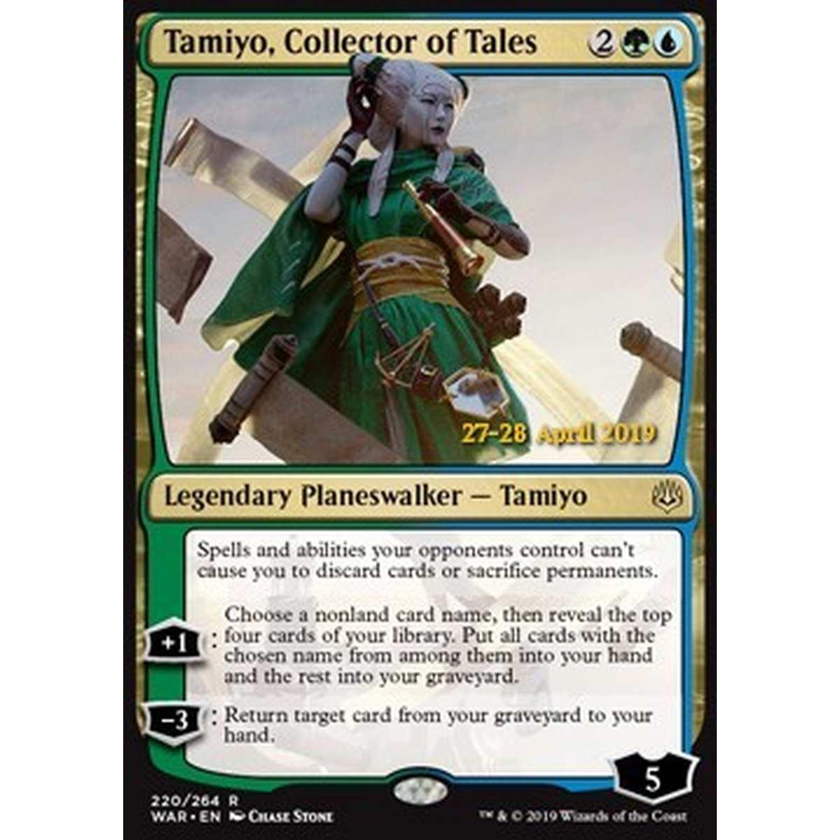 Tamiyo, Collector of Tales - Tamiyo, Collezionista di Racconti - [XWAR] [NM] [Foil]