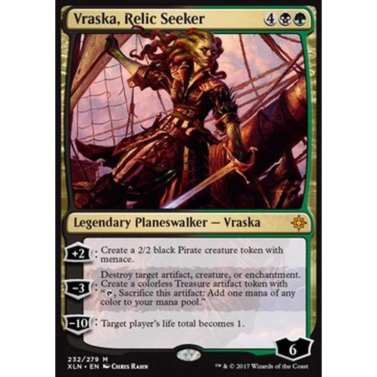 Vraska, Relic Seeker - Vraska, Reliquiensucherin - [XLN] [EX]