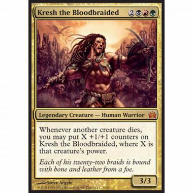 Kresh the Bloodbraided - Kresh the Bloodbraided - [V11] [NM] [Foil]
