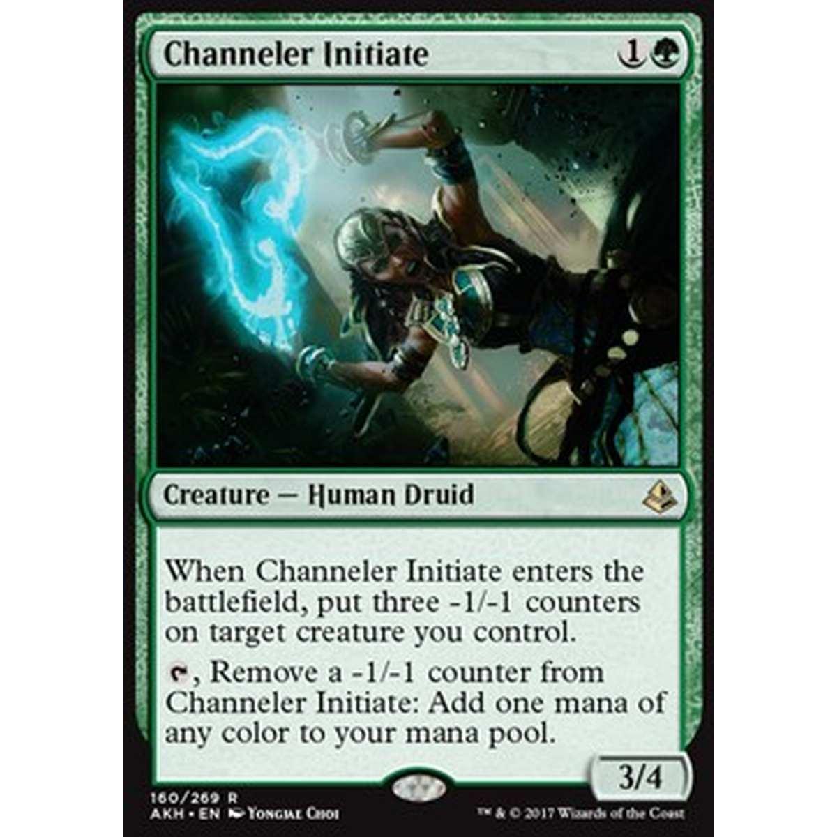 Channeler Initiate - Channeler Initiate - [AKH] [NM] [Foil]