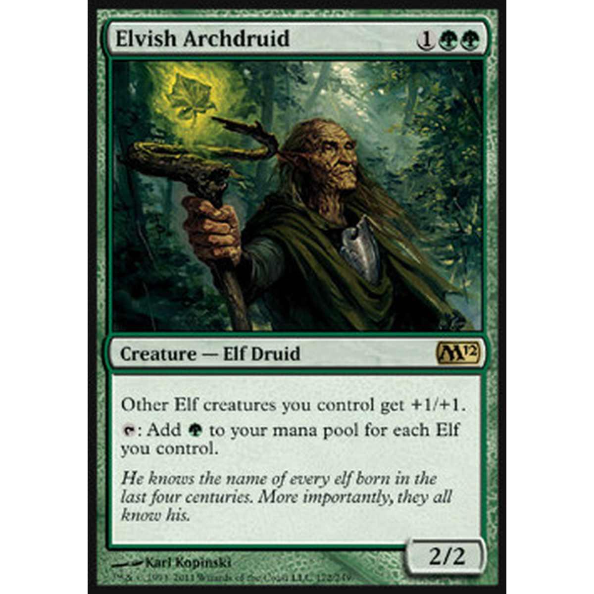 Elvish Archdruid - Elvish Archdruid - [M12] [NM]