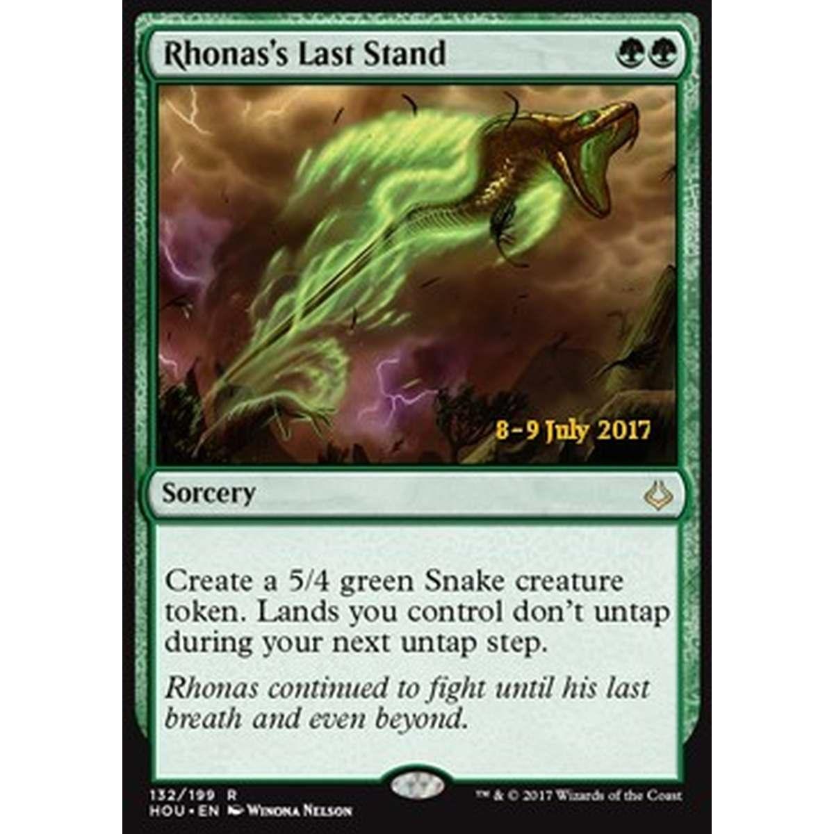 Rhonas's Last Stand - Ultima Resistenza di Rhonas - [PHOU] [NM] [Foil]